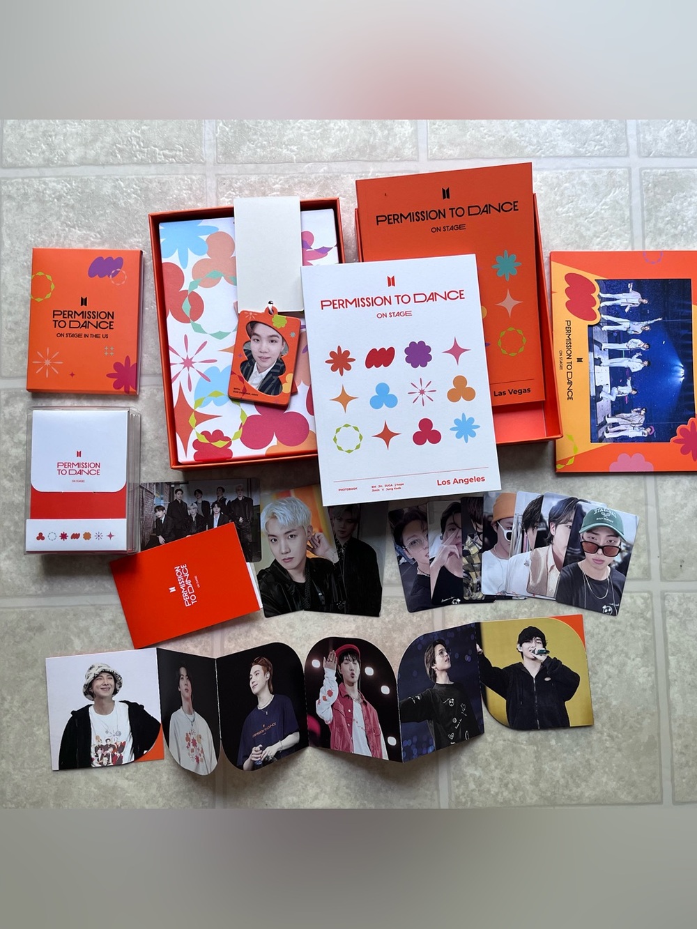 BTS PERMISSION TO DANCE ON STAGE IN THE US With Extras (No Digital Code)
